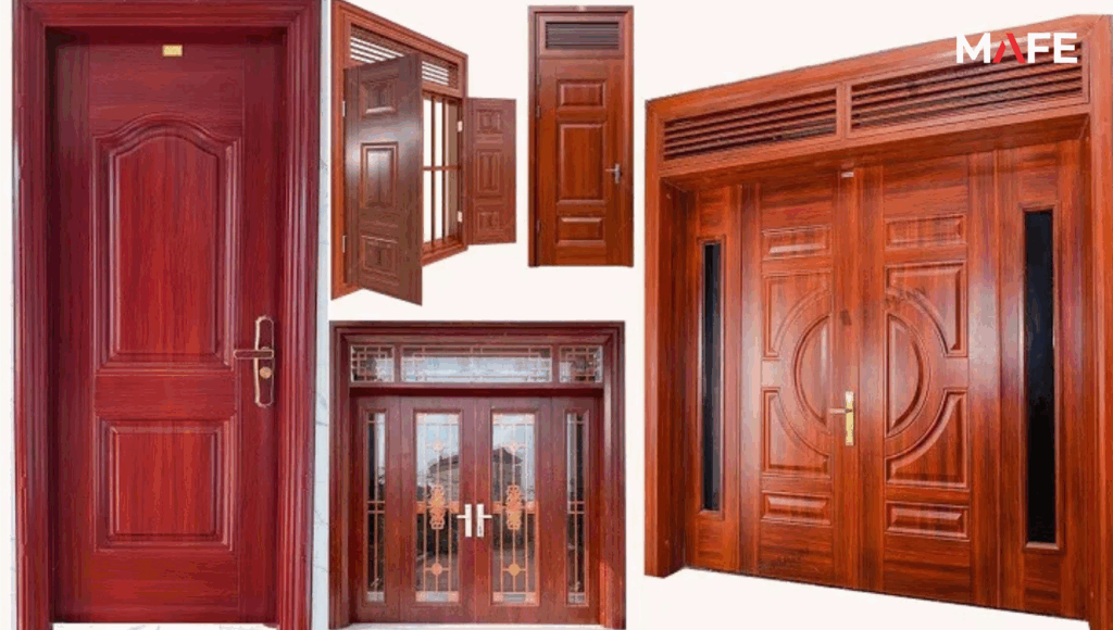 cửa thép vân gỗ