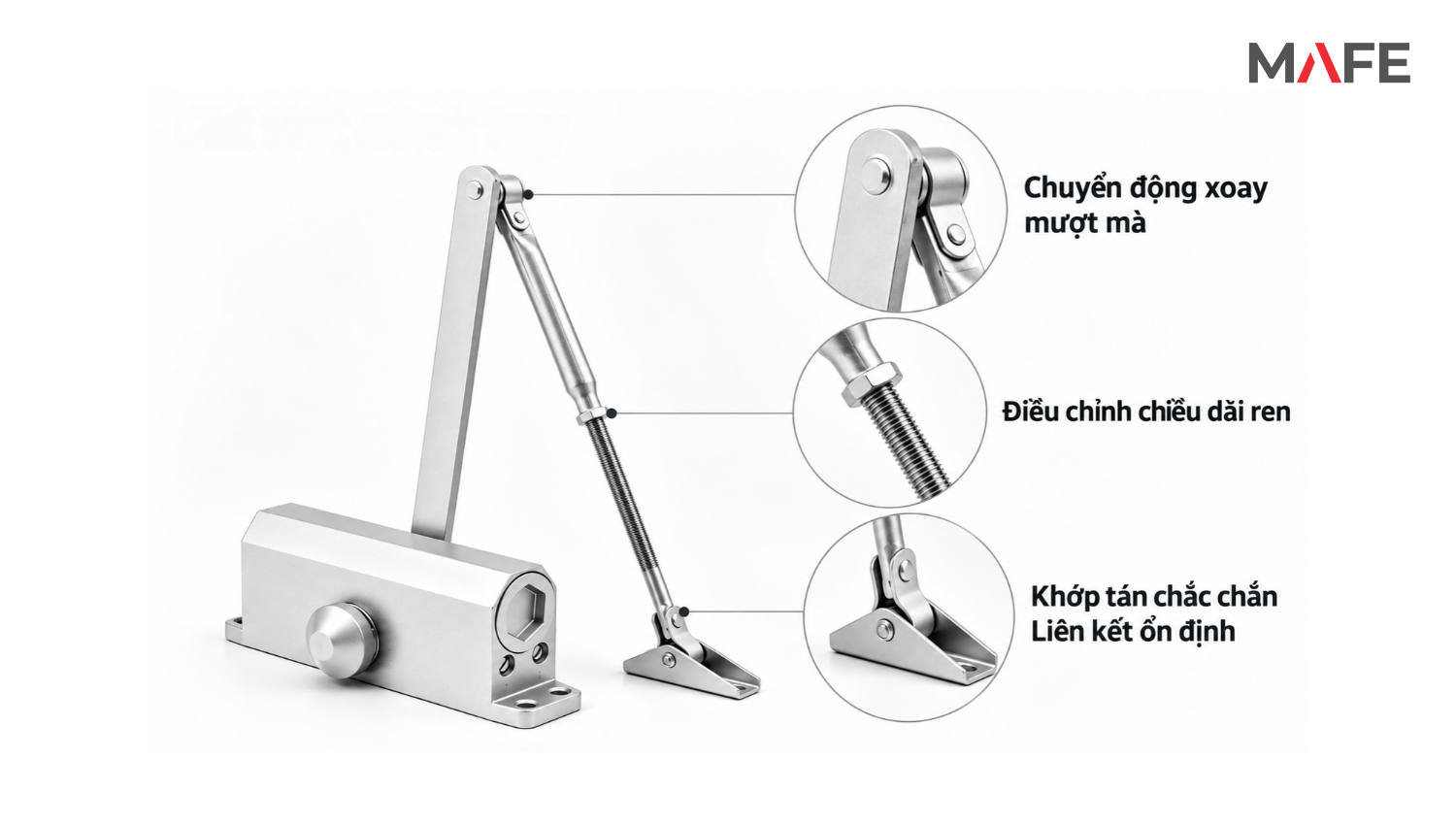 tay co thủy lực